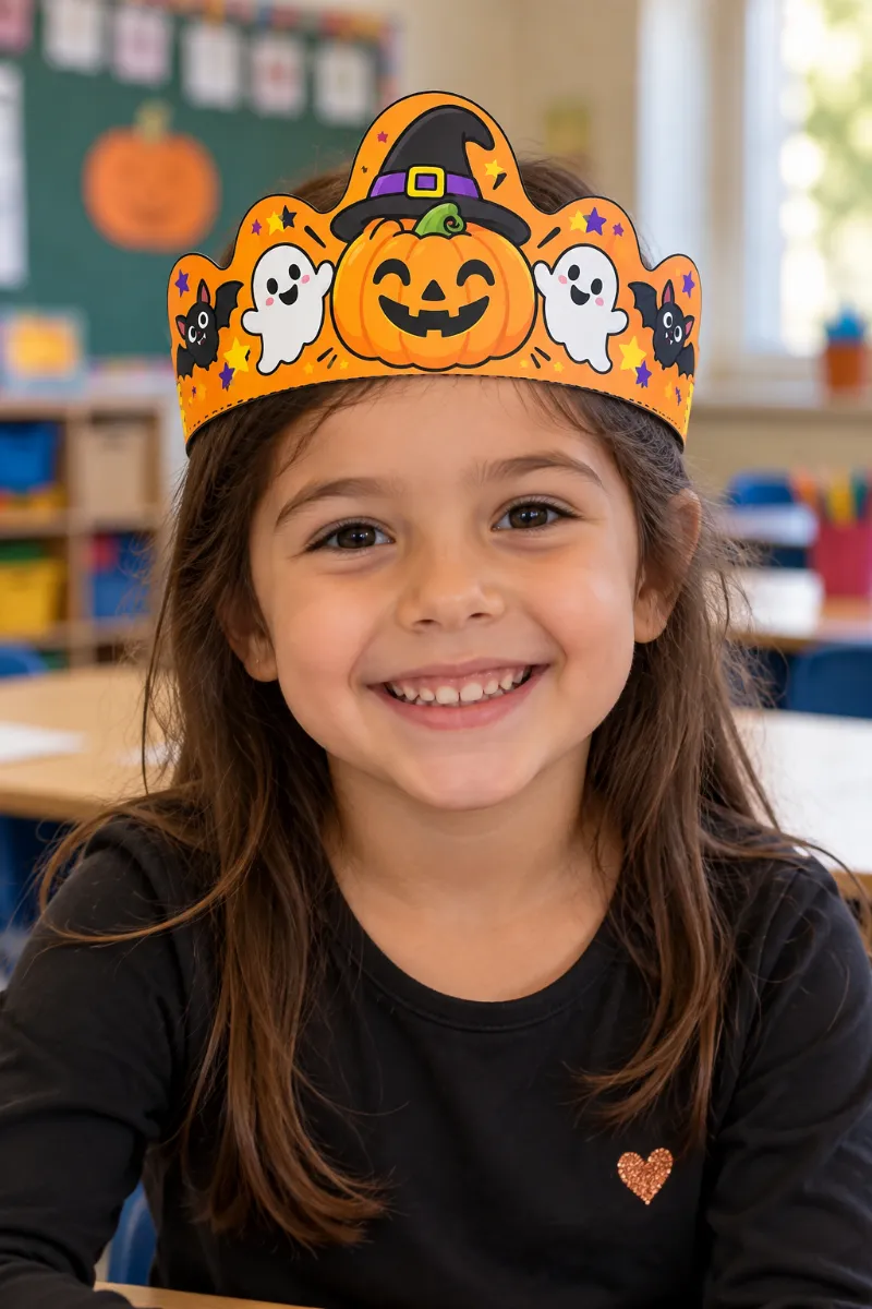 Painel de Halloween para Sala de Aula em PDF — amostra 2: Painel de Halloween para decoração escolar