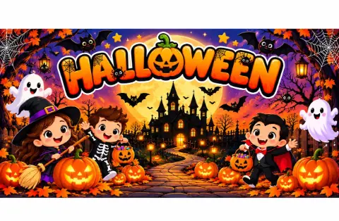 Painel de Halloween PDF 22 páginas medidas 1,10 x 72cm — amostra 1: O que é