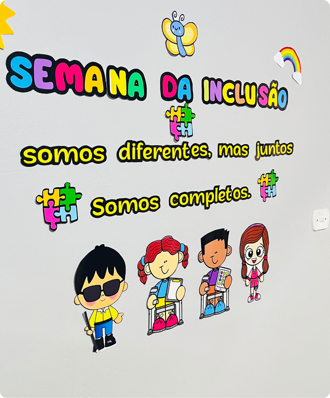 Painel de inclusão para imprimir — amostra 3: O que está disponível no PDF