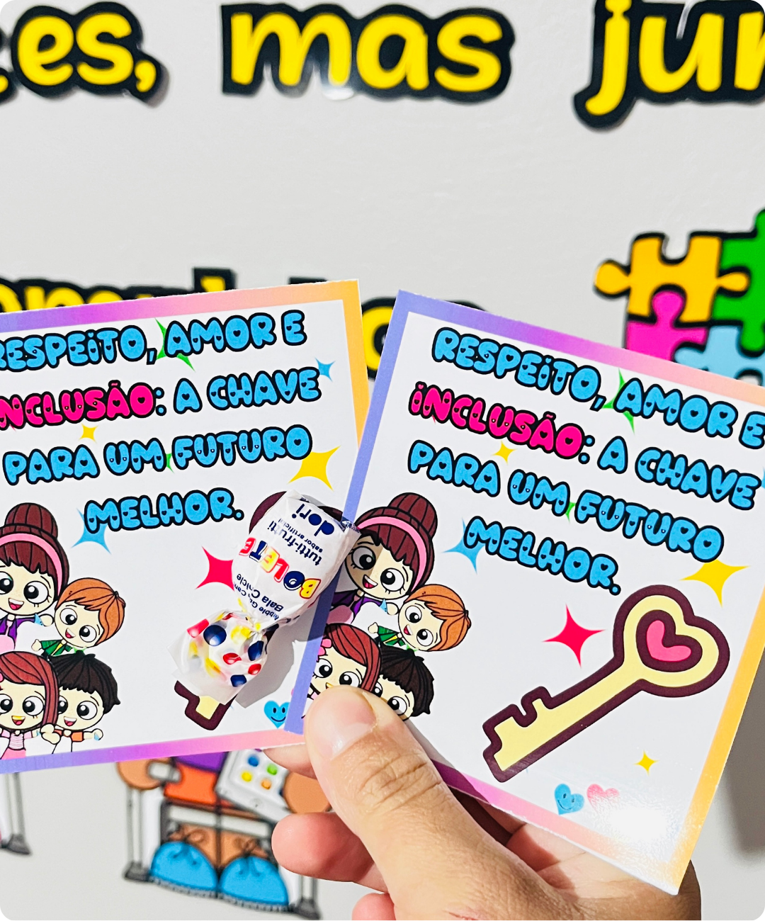 Painel de inclusão para imprimir — amostra 5: Prepare a sala para conversar sobre inclusão com um PDF pronto para imprimir