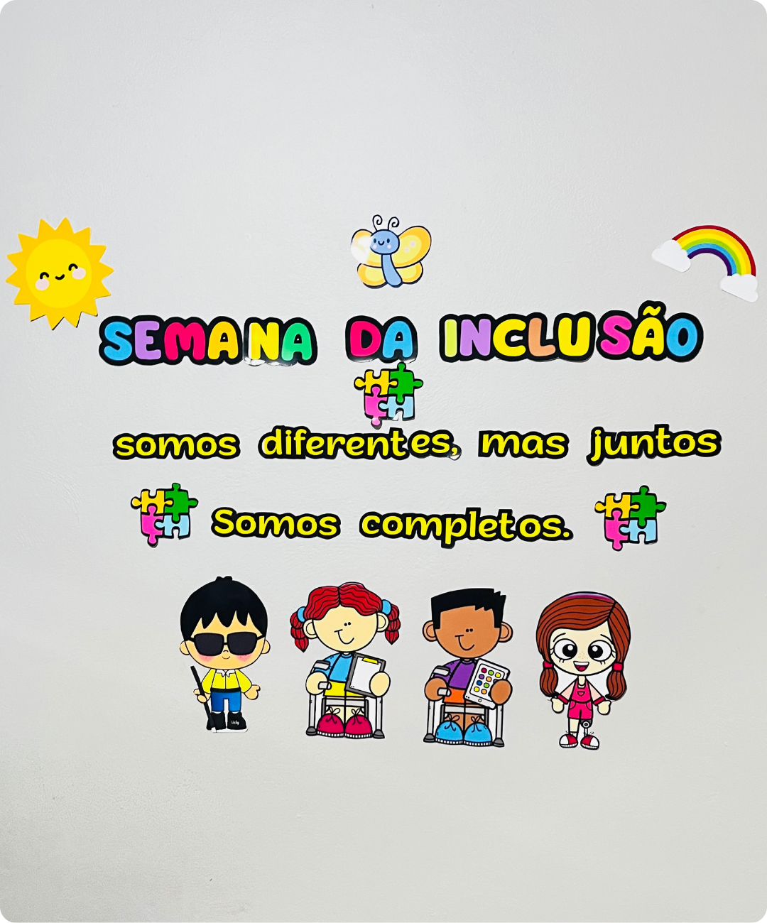 Painel de inclusão para imprimir — amostra 6: Prepare a sala para conversar sobre inclusão com um PDF pronto para imprimir