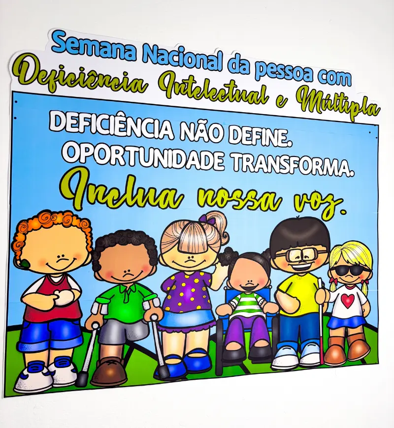 Painel de inclusão: Semana Nacional da Pessoa com Deficiência em PDF — capa do material