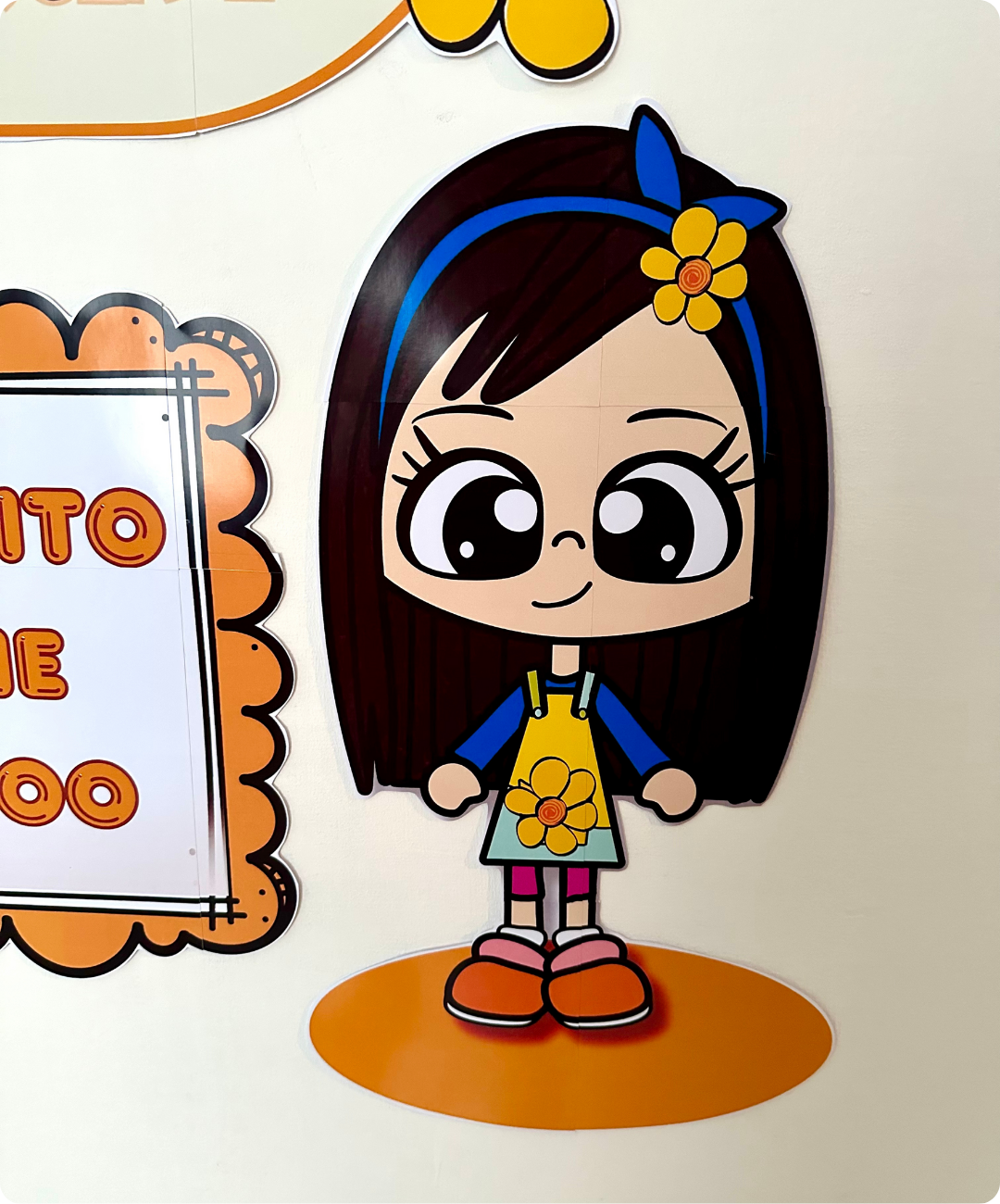 Painel de Maio Laranja para imprimir — Educação Infantil — amostra 1: Prepare a sala para abordar o Maio Laranja