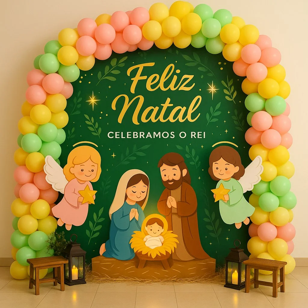🎄✨ PAINEL DE NATAL – CELEBRAMOS O REI! ✨👑 — capa do material