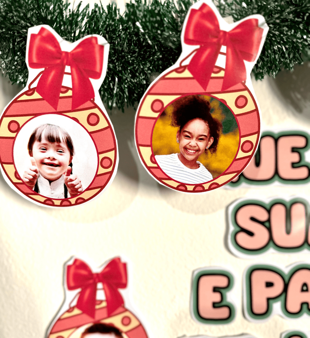 Painel de Natal em Árvore com Elemento Personalizável em PDF — amostra 3: Como usar em sala de aula