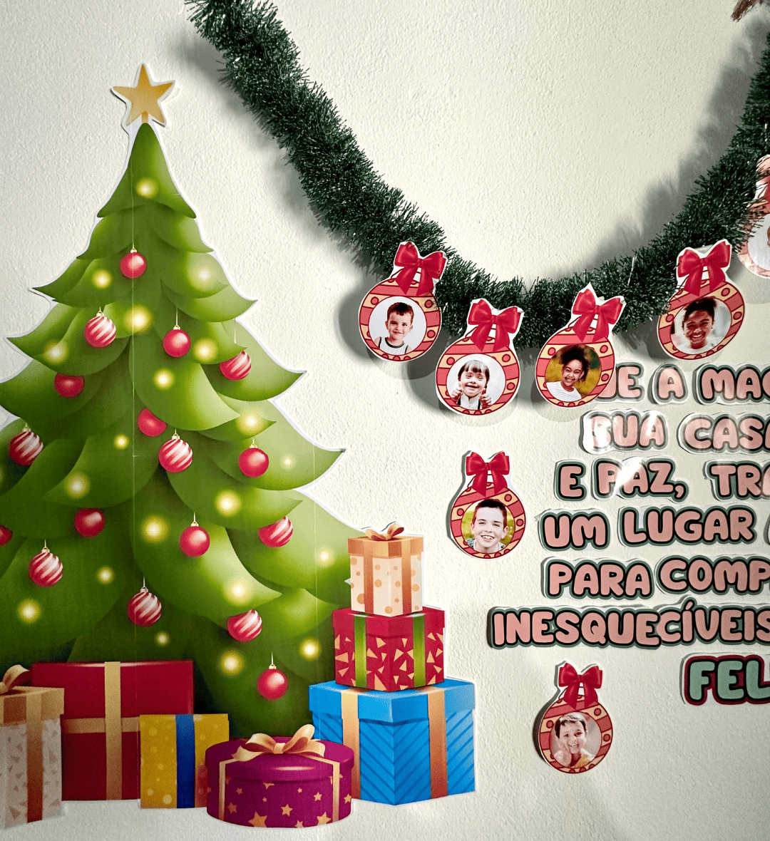 Painel de Natal em Árvore com Elemento Personalizável em PDF — amostra 4: Para quem é indicado
