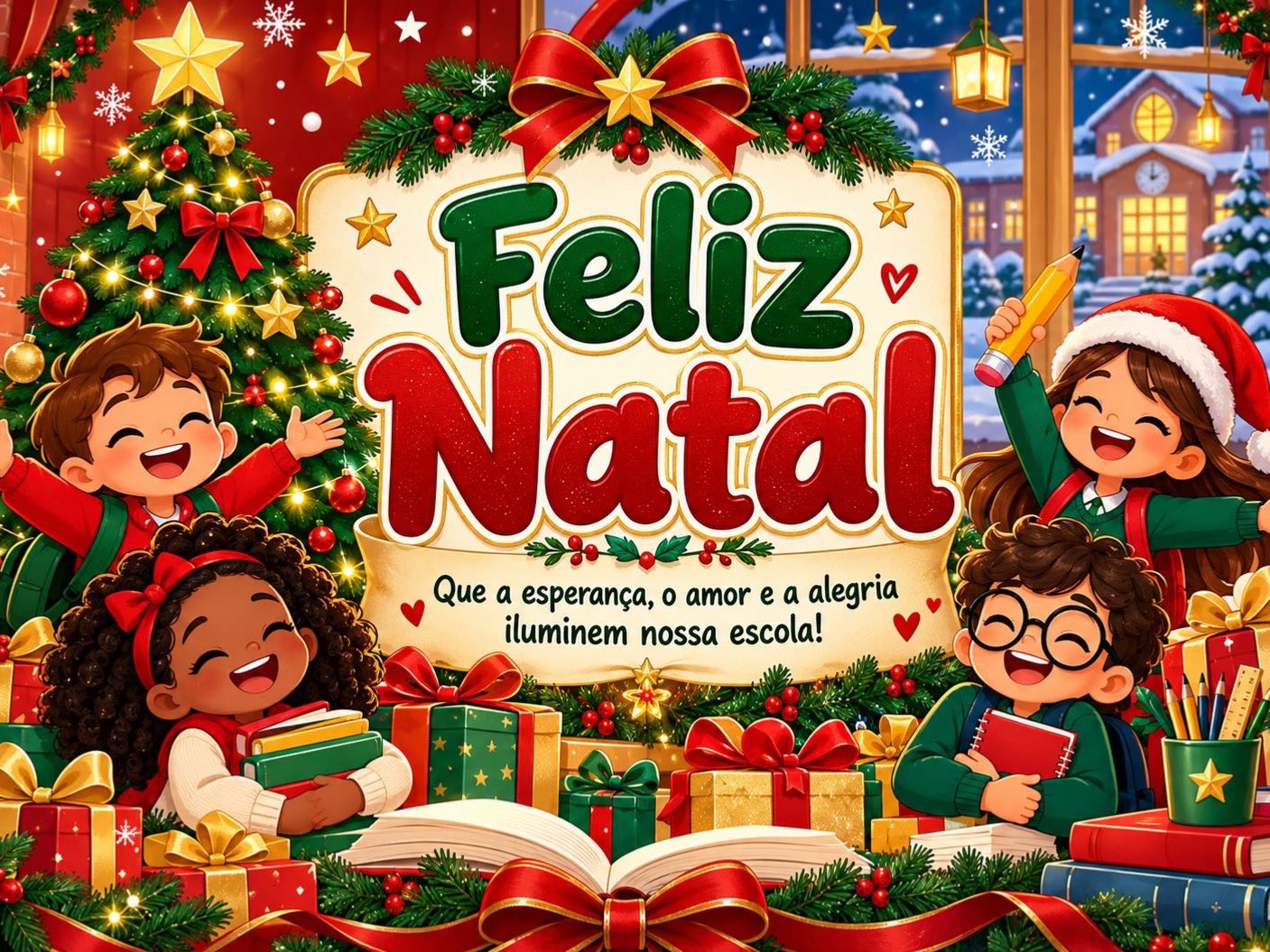Painel de Natal Escolar 5x5 Folhas A4 | Feliz Natal — amostra 3: Painel de Natal escolar em PDF, pronto para imprimir e… Painel de Natal Escolar 5x5 Folhas A4 | Feliz Natal — amostra 3: Painel de Natal escolar em PDF, pronto para imprimir e…