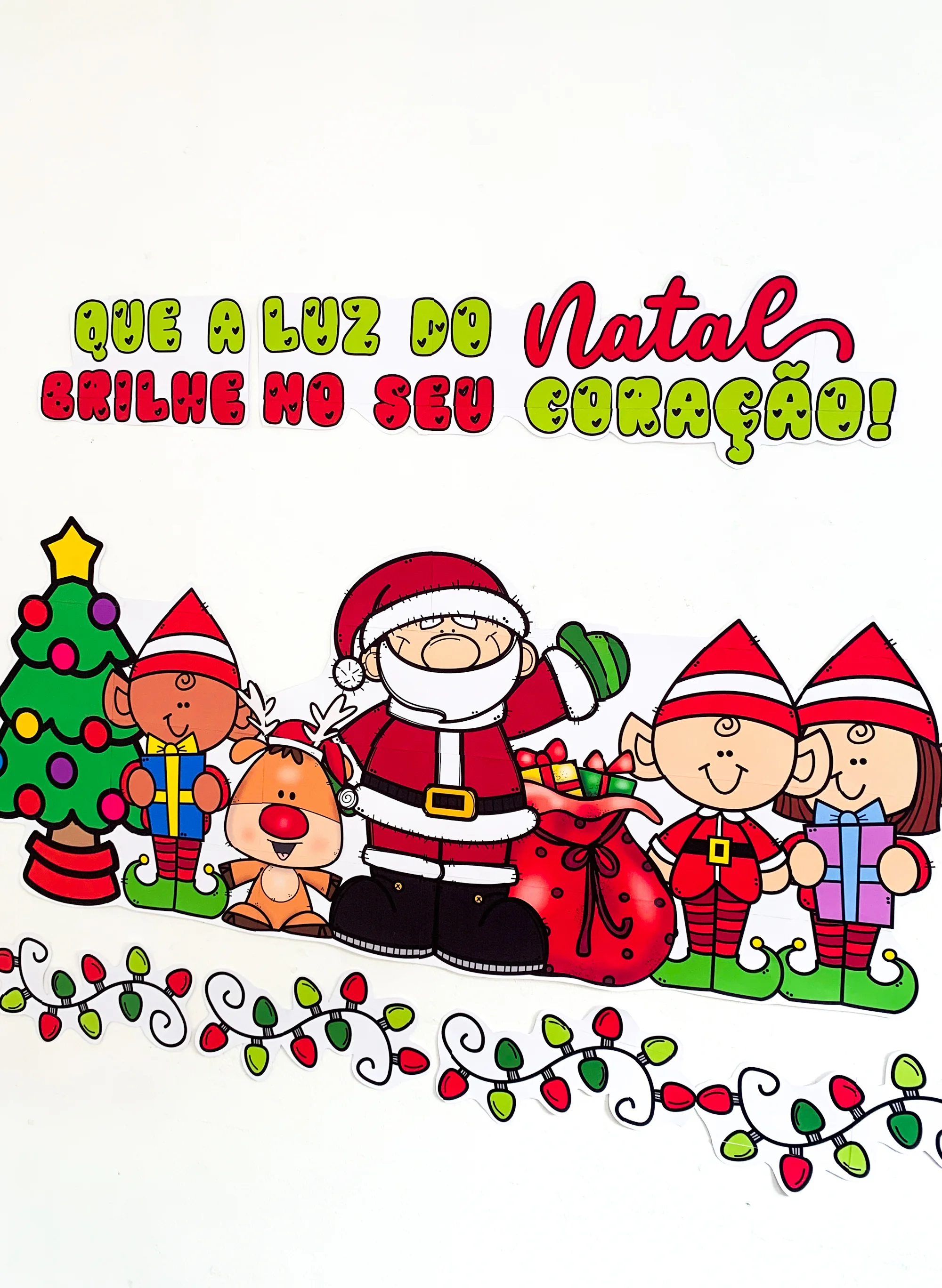 Painel de Natal para Educação Infantil e Anos Iniciais — amostra 6: Este encantador painel de Natal é perfeito para…