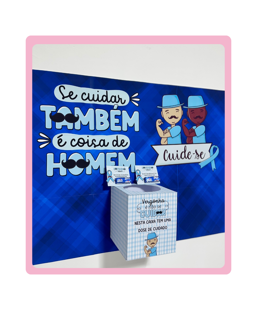 Painel de Novembro Azul para imprimir — capa do material
