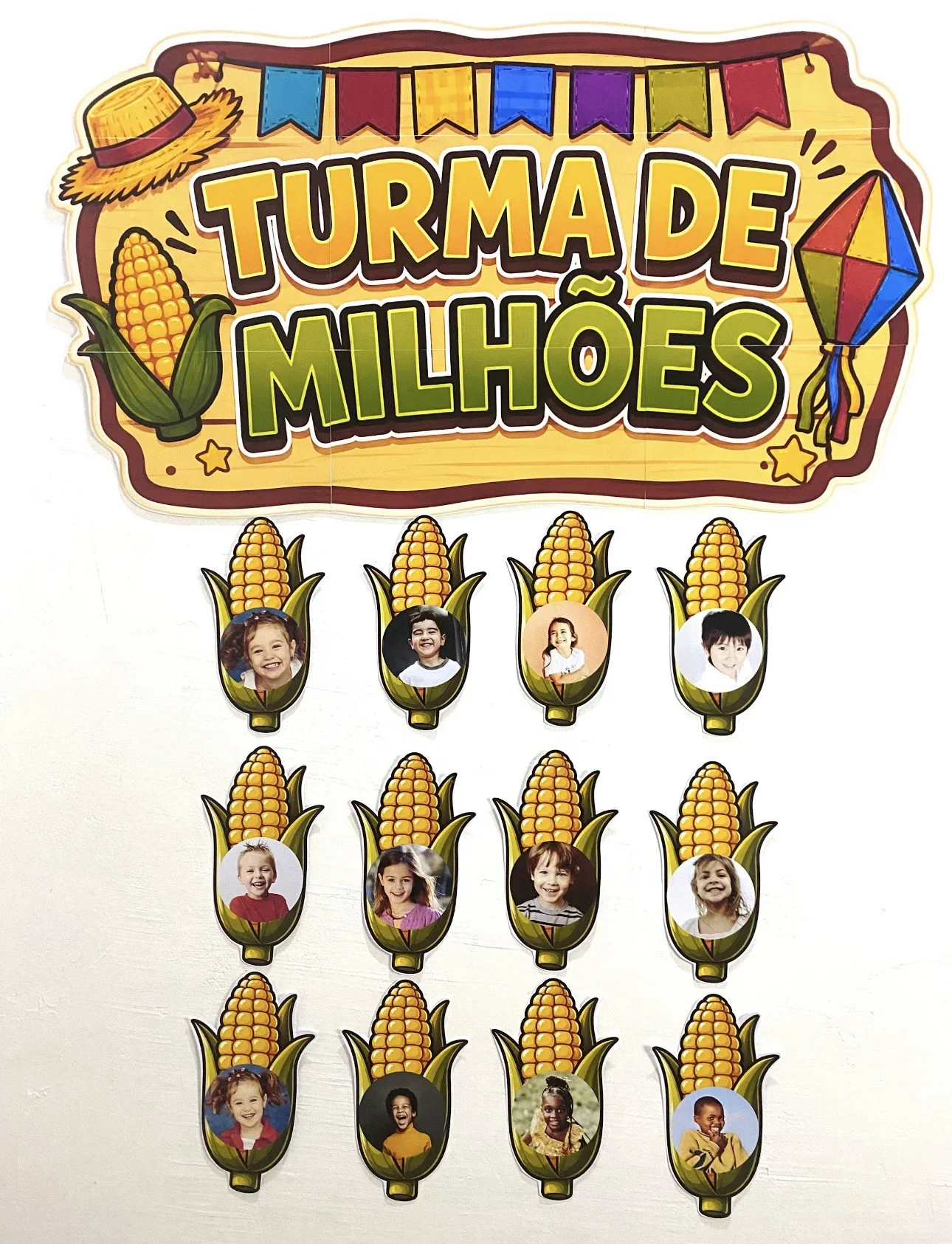 Painel de parede turma de milhões — amostra 2: 🌽✨ Painel “Turma de Milhões” ✨🌽 Um painel junino lindo e divertido para…
