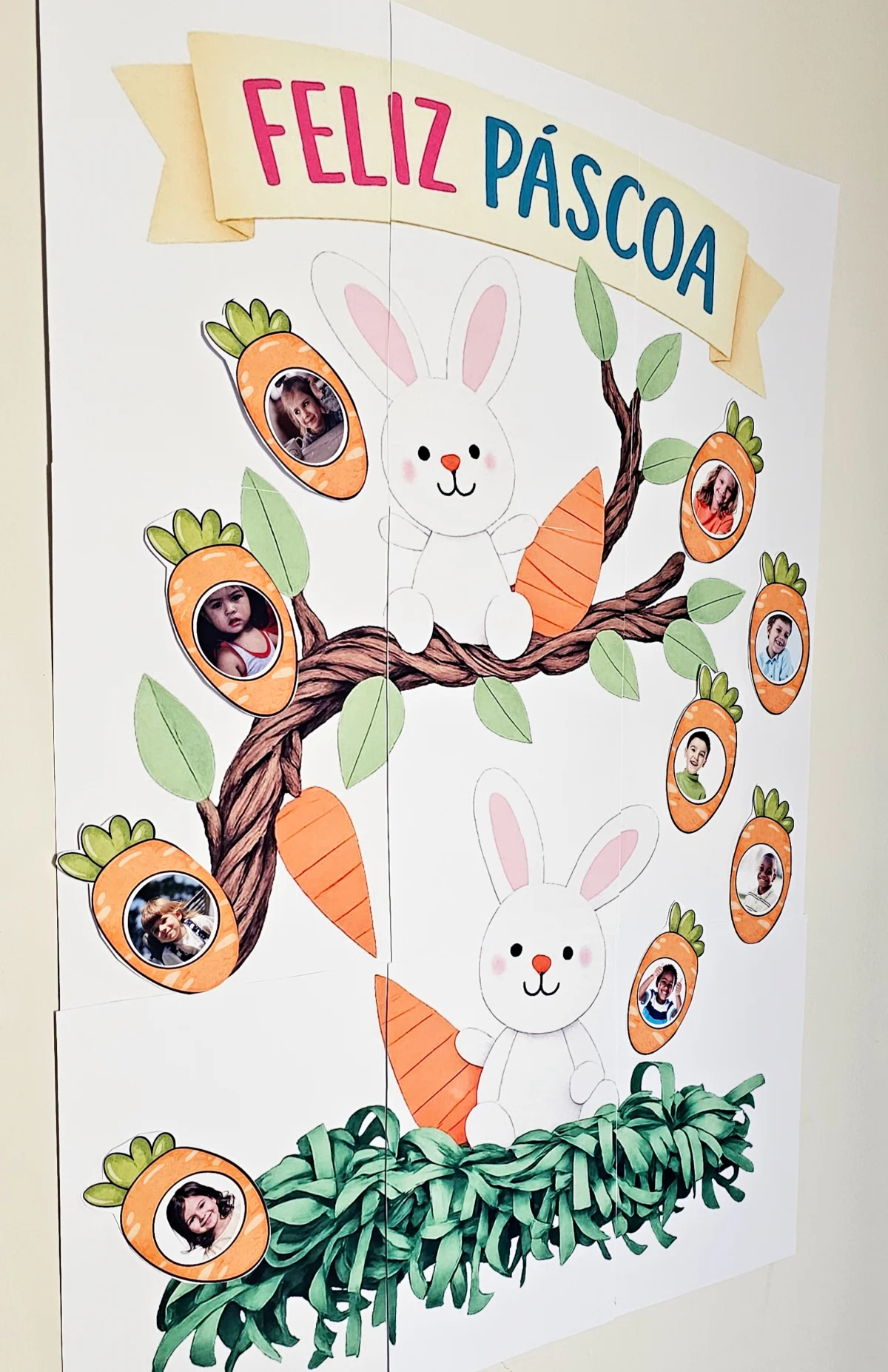 Painel de Páscoa - Com fotos dos alunos – PDF para Imprimir — amostra 4: Torne sua Páscoa inesquecível