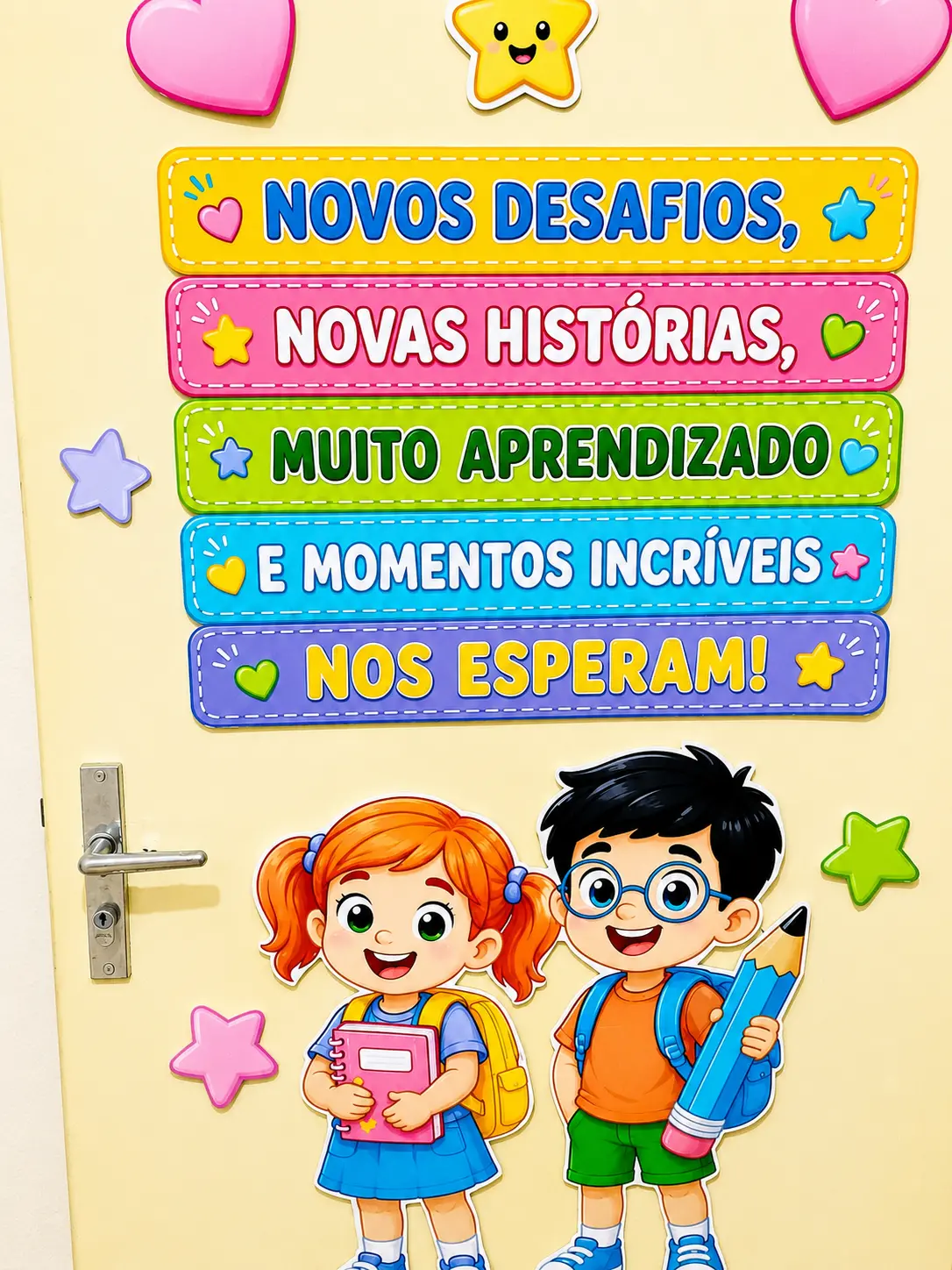 Painel de Porta — Bem-vindo de Volta! – PDF para Imprimir — amostra 2: Para quem é indicado