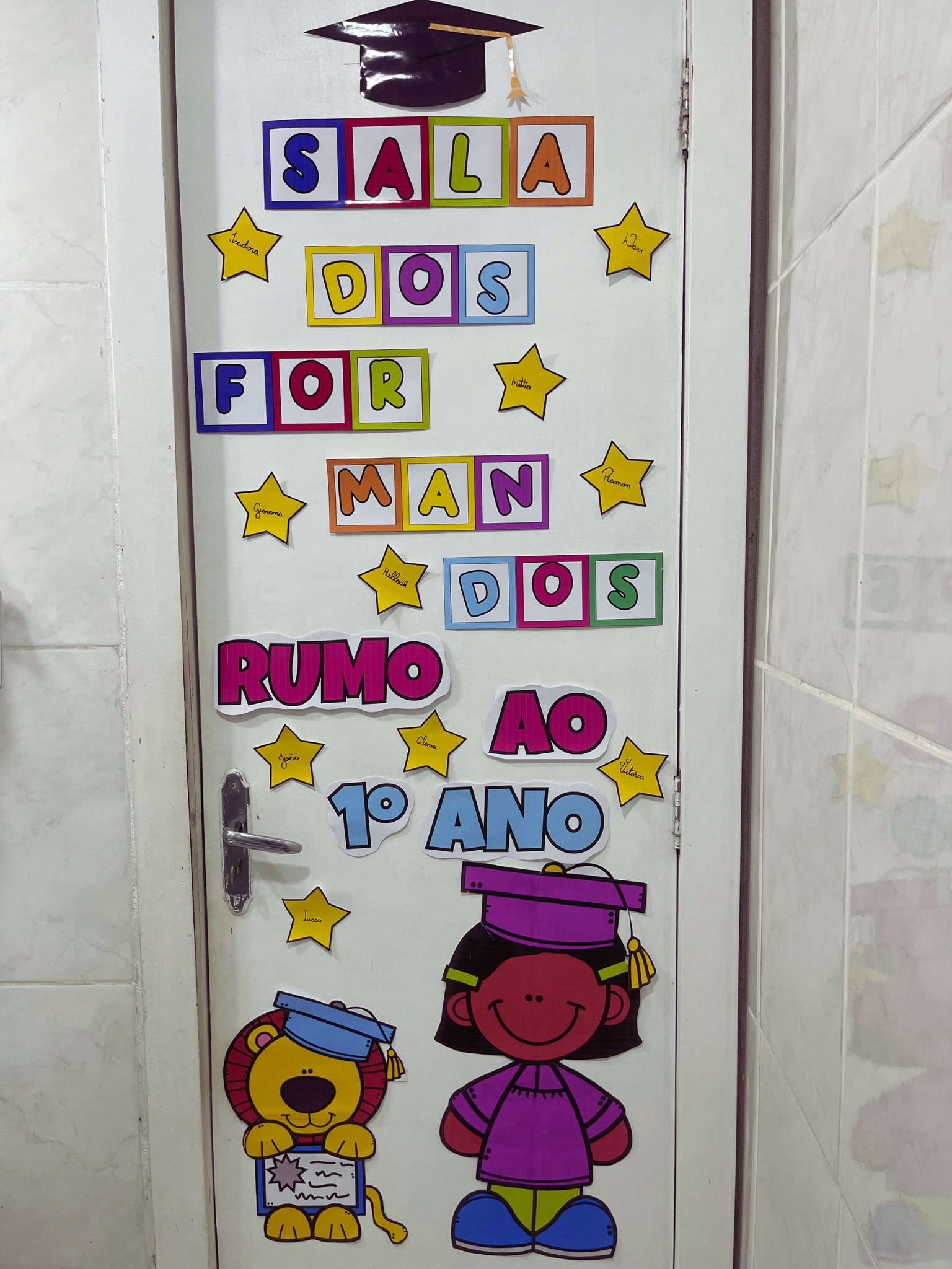 Painel de porta / decoração formatura educação infantil – PDF para Imprimir — Atividades para Educação Infantil: Painel de…