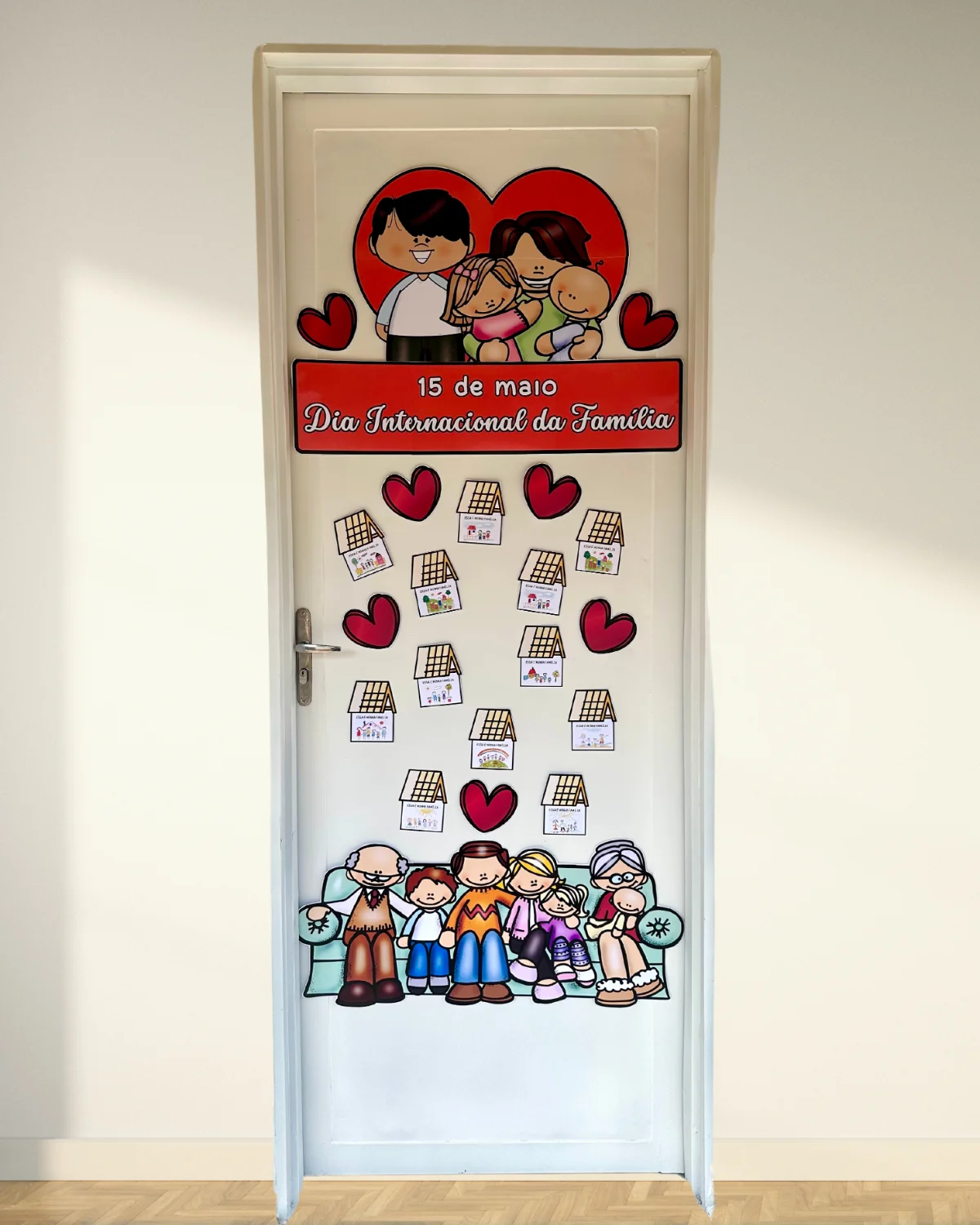 Painel de Porta dia da Família – PDF para Imprimir — capa do material