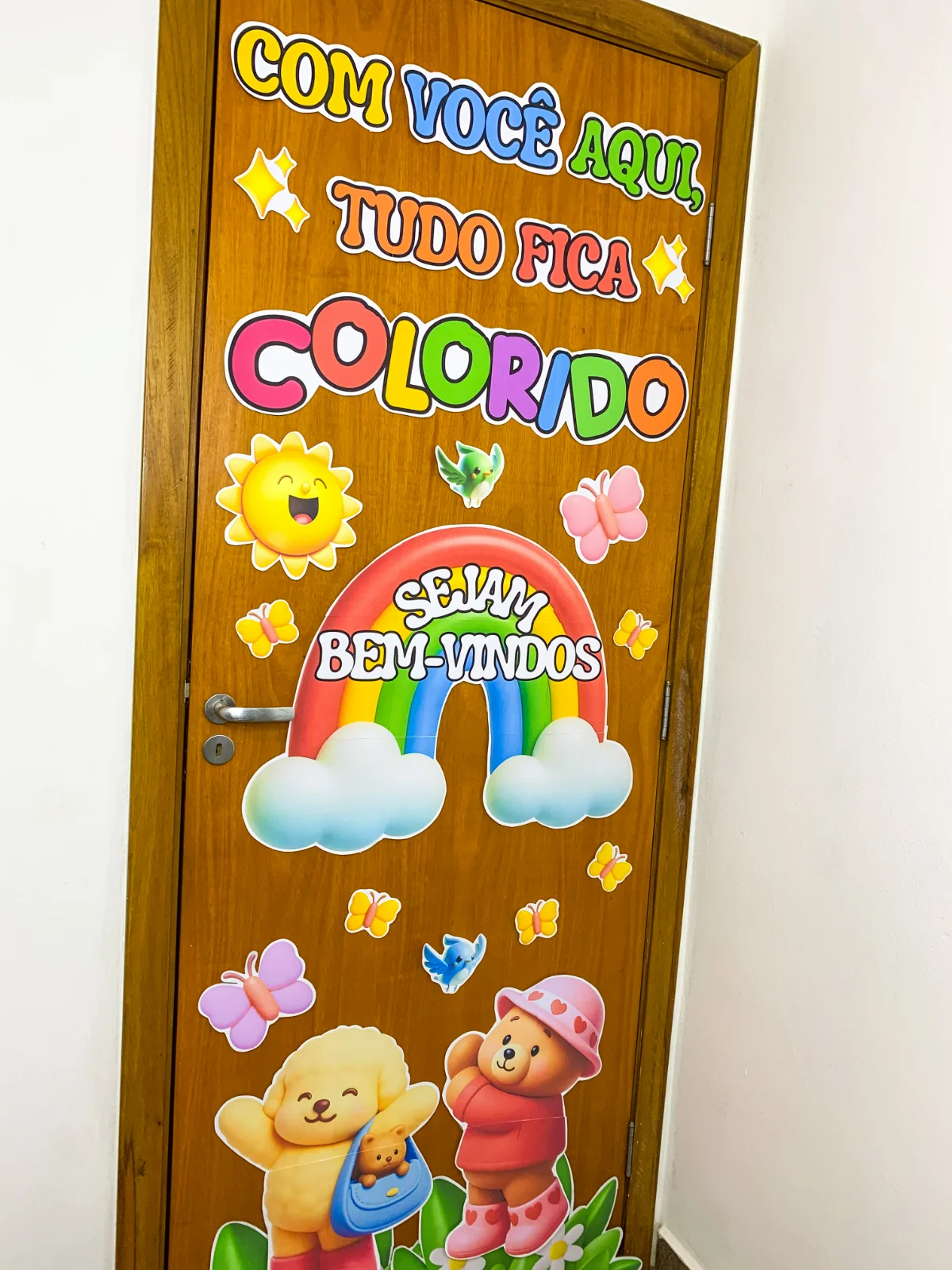 Painel de Porta - Educação Infantil – PDF para Imprimir — amostra 1: O que vem no material