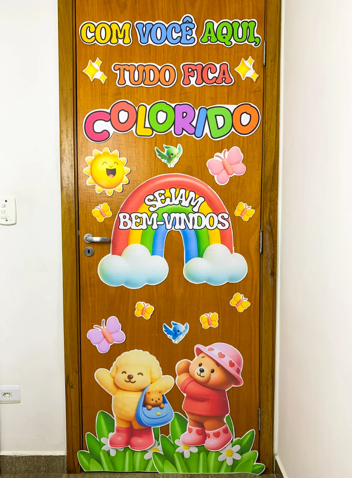 Painel de Porta - Educação Infantil – PDF para Imprimir — amostra 2: Sobre o Painel de Porta - Educação Infantil