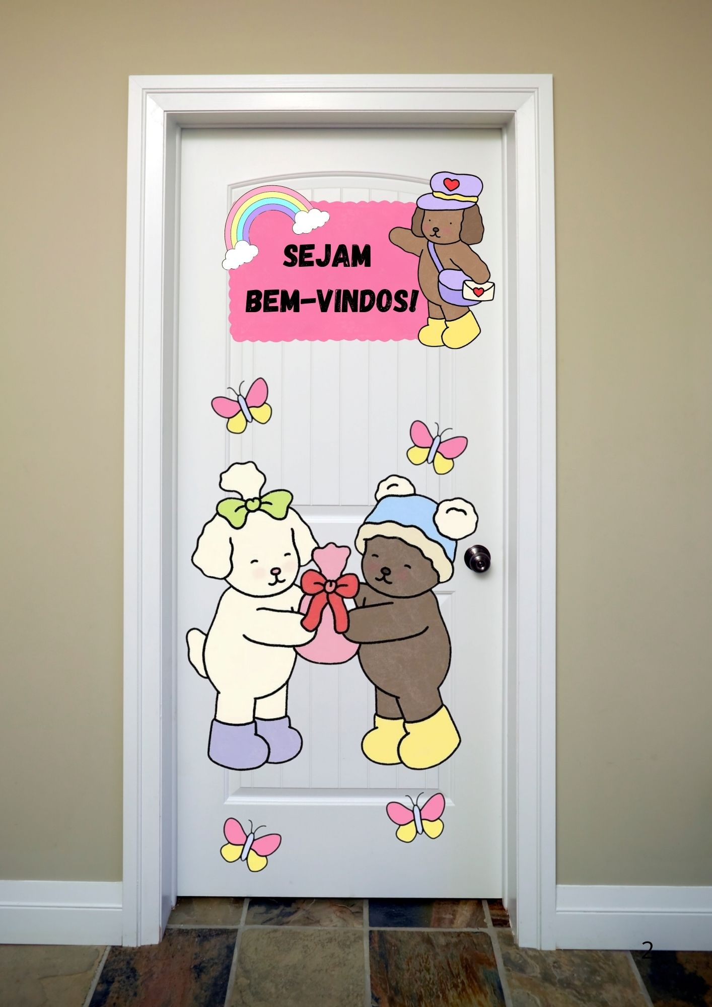 Painel de porta volta às aulas: bobbie goods – Material Pedagógico — Atividades para Educação Infantil: Um ambiente…