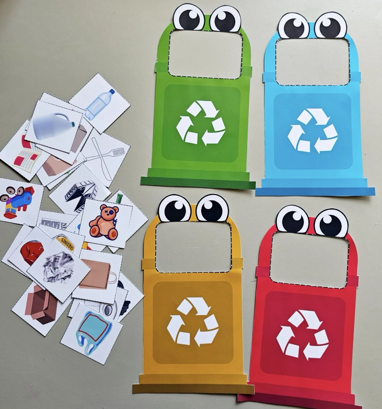 Painel de reciclagem atividade lúdica — amostra 2: ♻️✨ Painel de reciclagem Atividade Lúdica✨♻️ Um recurso educativo e…