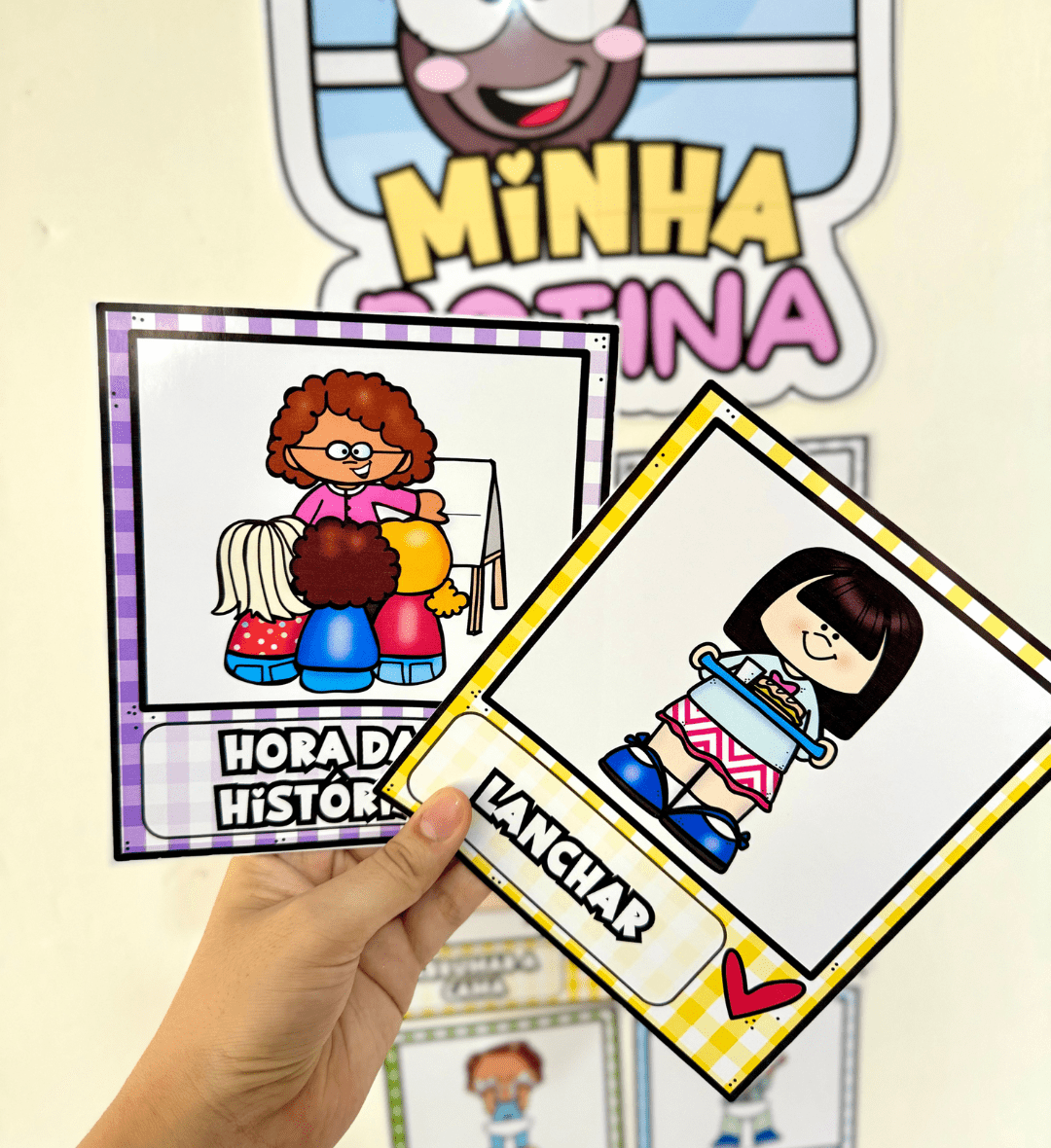Painel de Rotina Infantil: Minha Rotina em PDF para Imprimir — amostra 3: Como usar o painel de rotina em sala