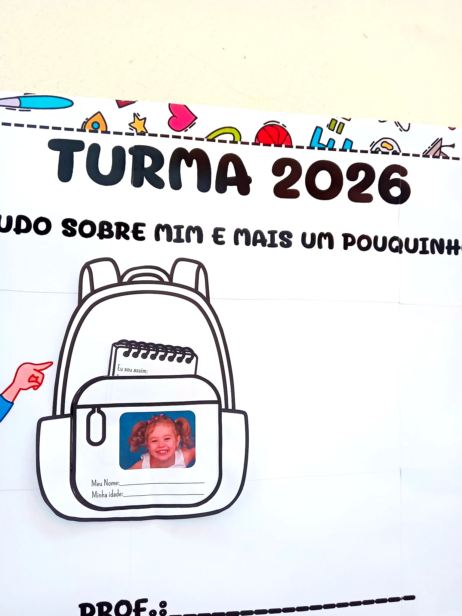 Painel de Sala de Aula 2026 em PDF para Imprimir — Alfabetização para Educação Infantil: Painel de Turma 2026 + atividade…