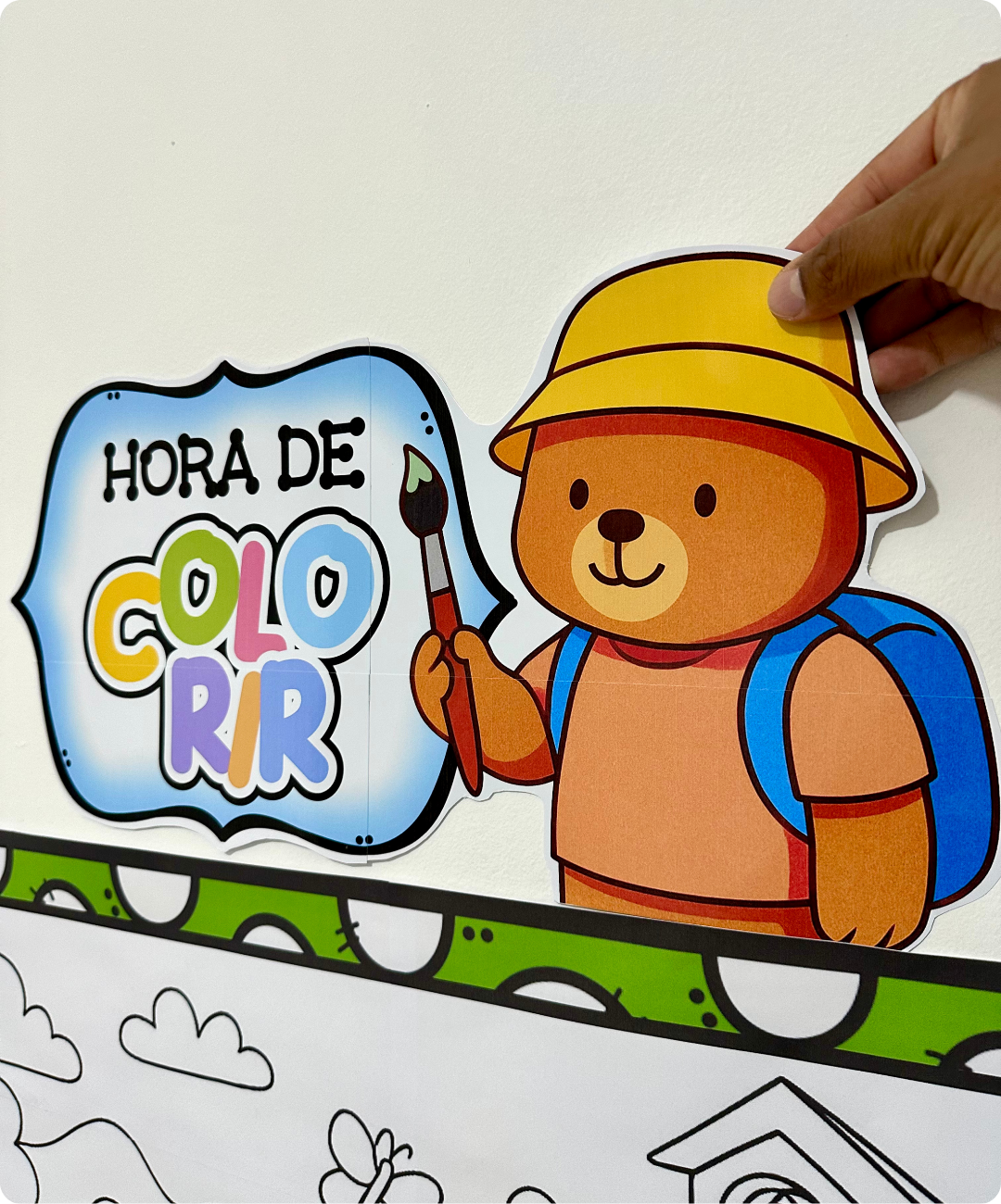 Painel de volta às aulas para imprimir – Infantil e Anos Iniciais — amostra 2: Como aplicar a atividade em sala