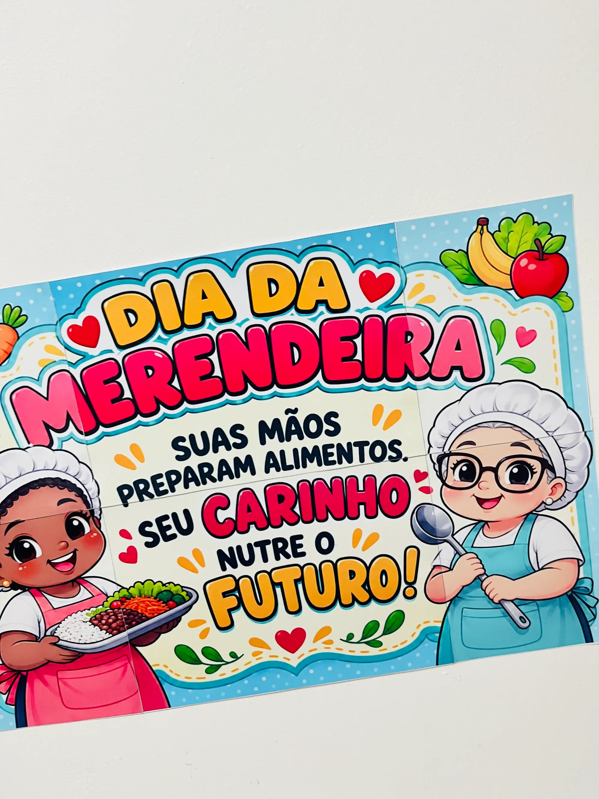 PAINEL / DECORAÇÃO + CARTÃO: DIA DA MERENDEIRA — capa do material