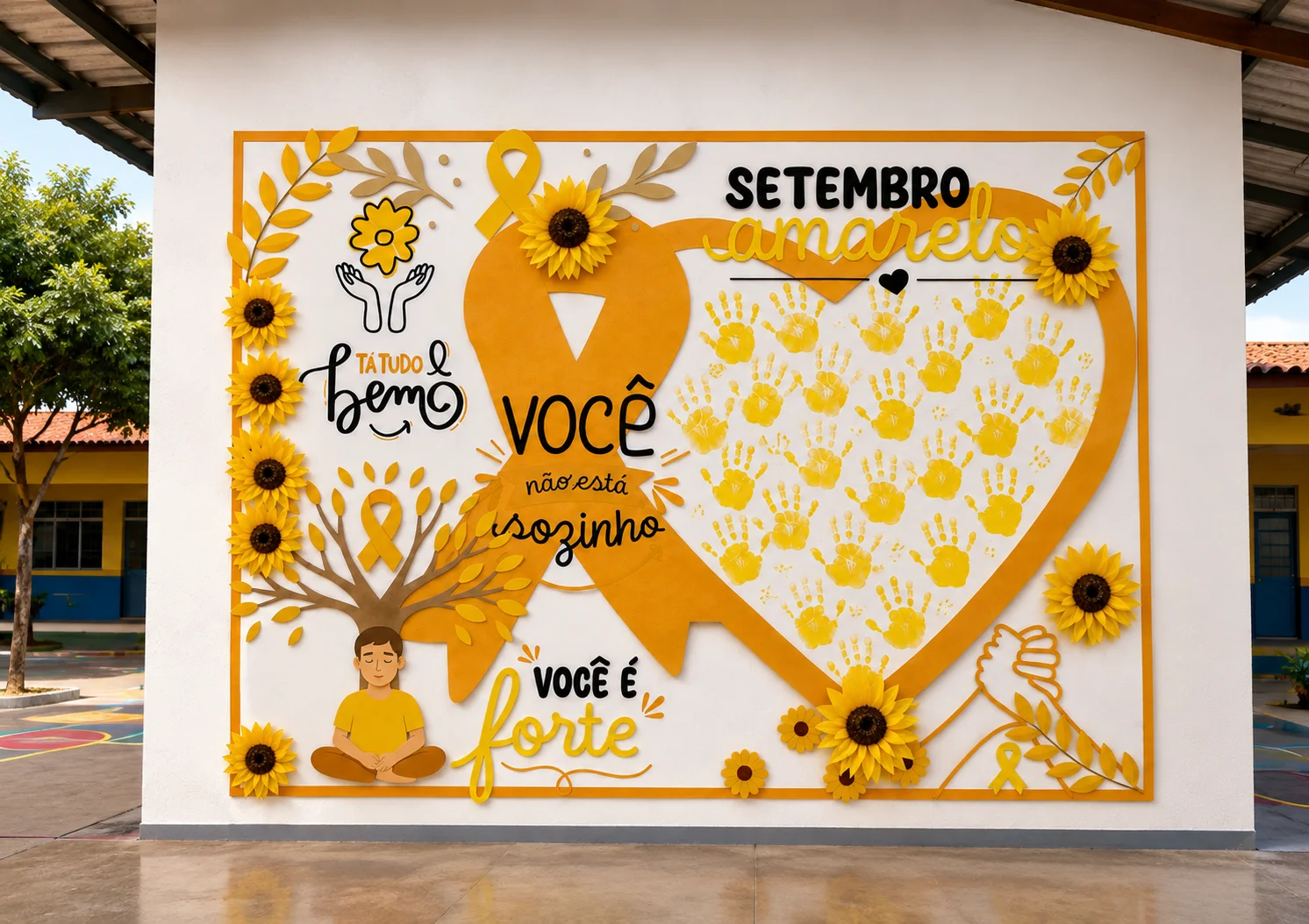 PAINEL / DECORAÇÃO COLABORATIVO: SETEMBRO AMARELO — amostra 2: PLR CONSUMIDOR FINAL