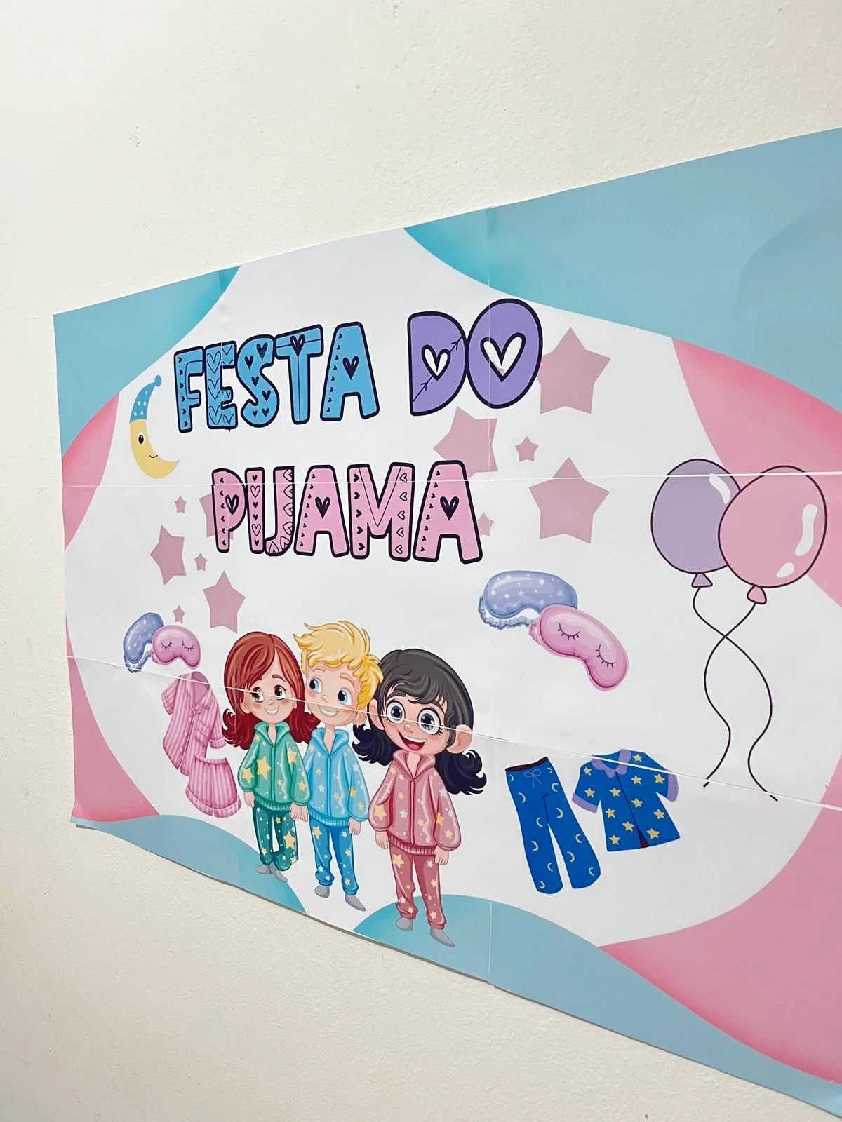 PAINEL DECORAÇÃO FESTA DO PIJAMA DIA DAS CRIANÇAS — capa do material