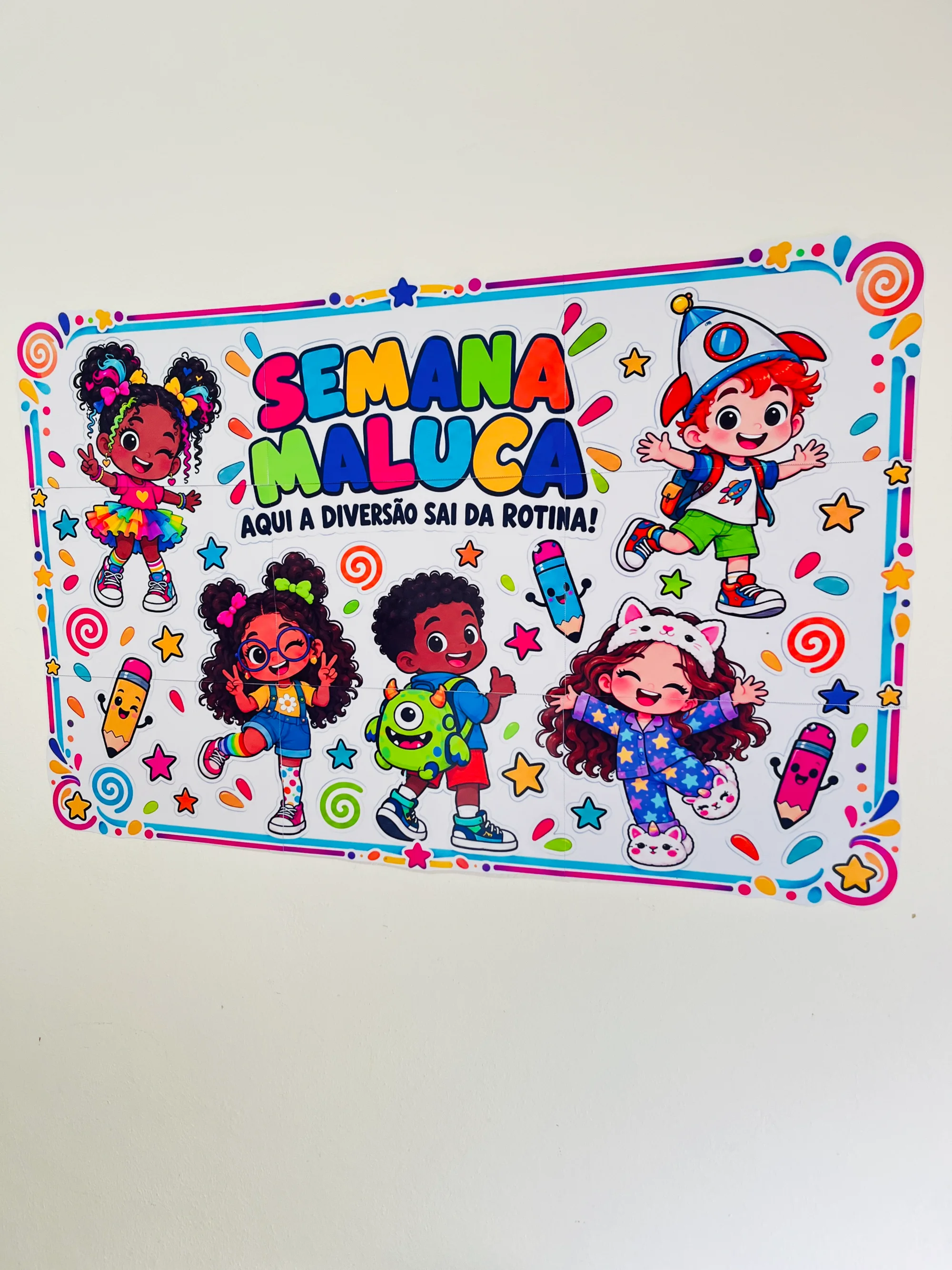 PAINEL / DECORAÇÃO SEMANA MALUCA — capa do material