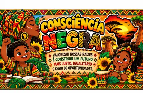 PAINEL DECORATIVO CONSCIÊNCIA NEGRA — capa do material