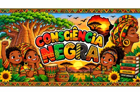 PAINEL DECORATIVO CONSCIÊNCIA NEGRA — capa do material
