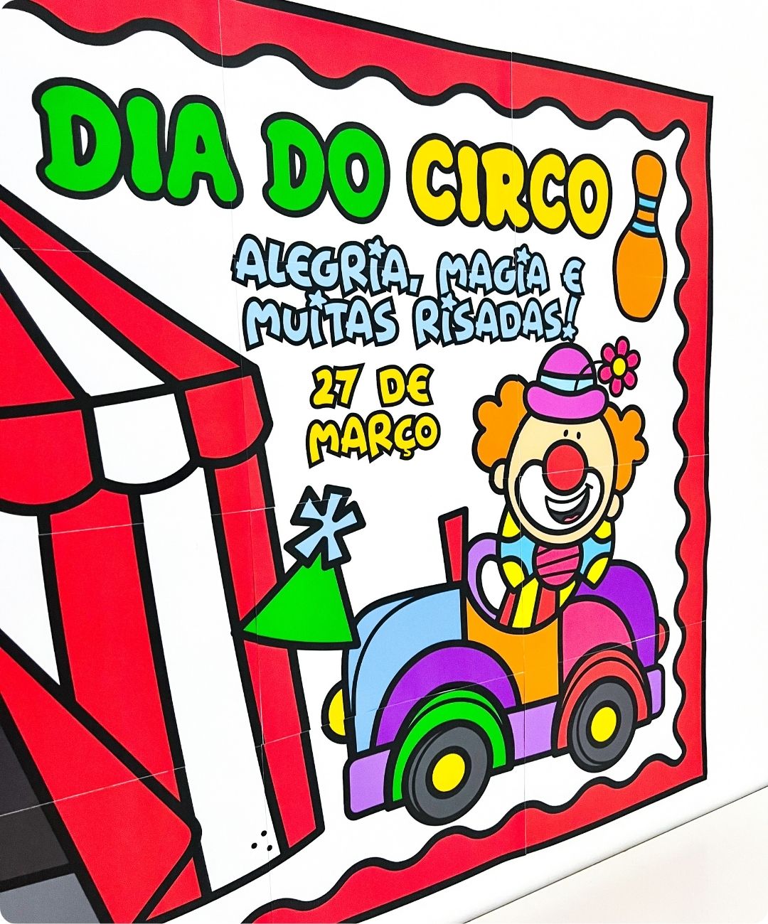 Painel decorativo de circo para imprimir | Educação Infantil — amostra 4: Para quais turmas é indicado