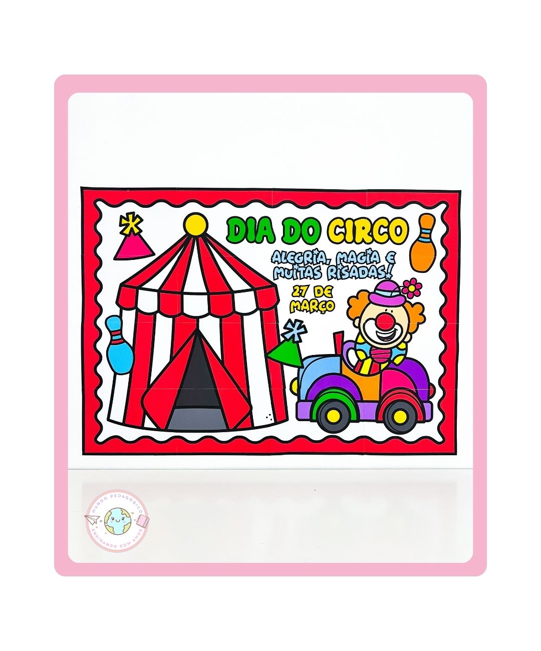 Painel decorativo de circo para imprimir | Educação Infantil — Datas comemorativas para Educação Infantil: Prepare a…