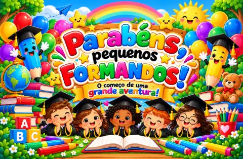 PAINEL DECORATIVO FORMATURA EDUCAÇÃO INFANTIL — capa do material