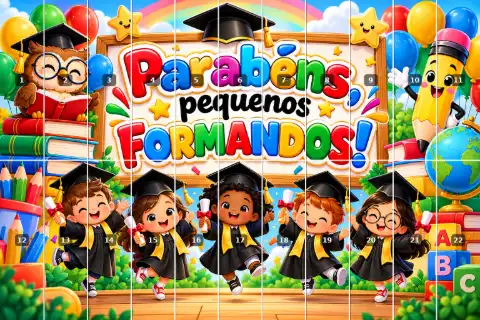 PAINEL DECORATIVO FORMATURA EDUCAÇÃO INFANTIL — amostra 1: O que é