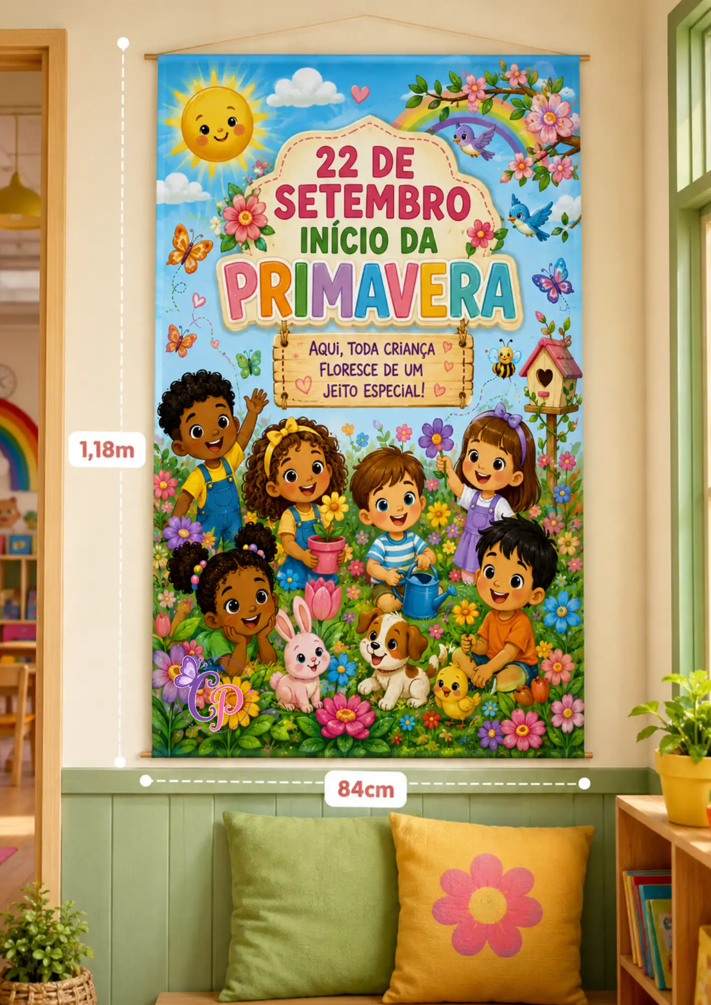 PAINEL DECORATIVO - INÍCIO DA PRIMAVERA — capa do material