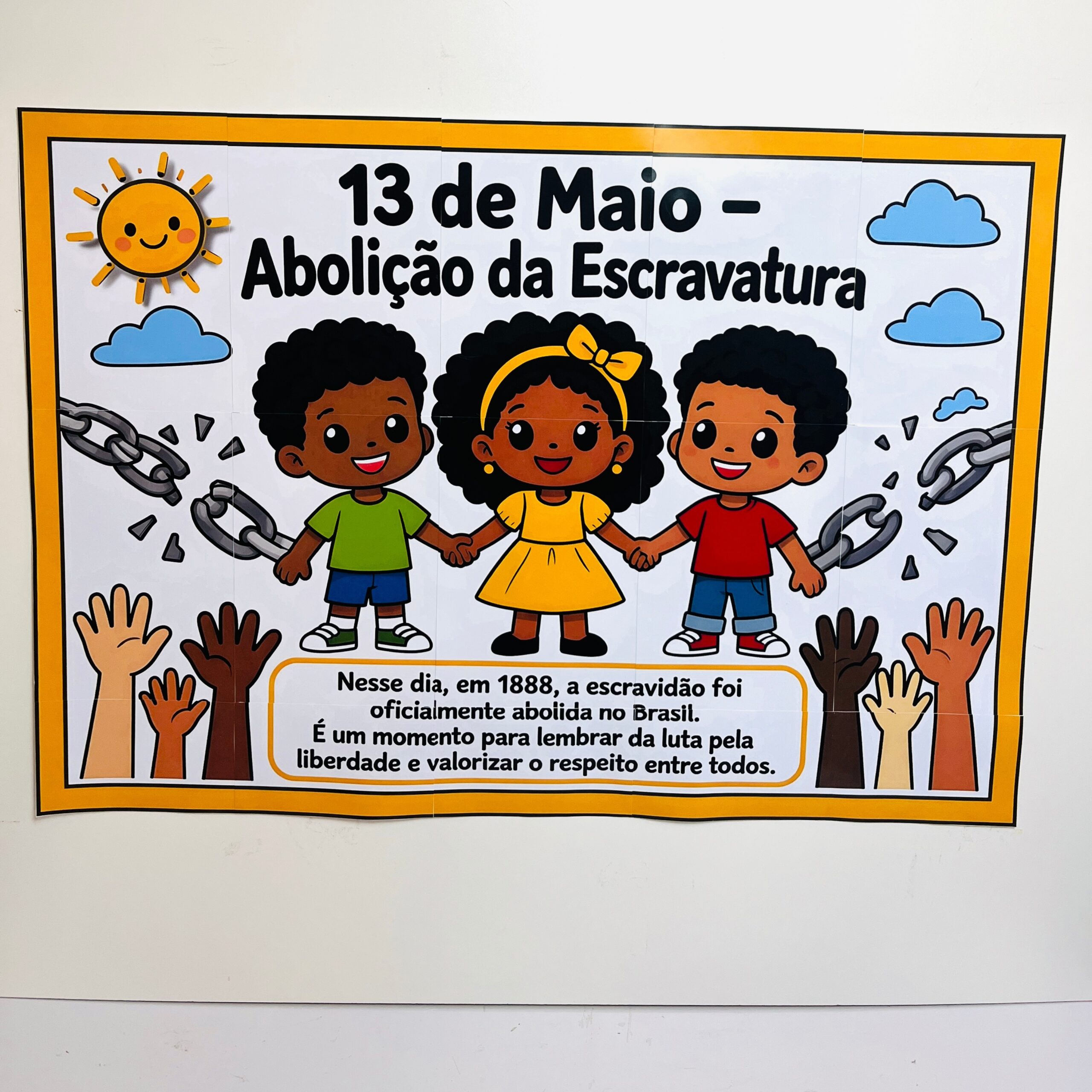 Painel dia da abolição da escravatura – PDF para Imprimir — capa do material