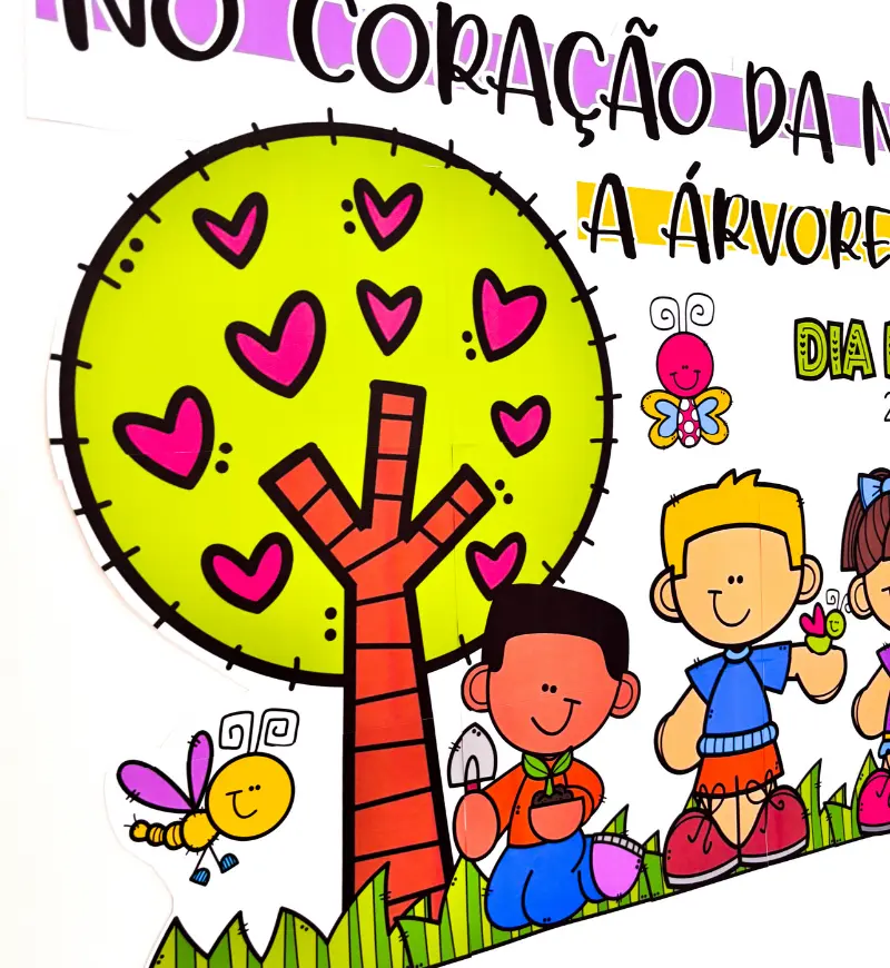 Painel Dia da Árvore: Árvore é Poesia em PDF — amostra 3: Como usar em sala de aula