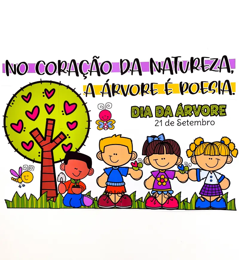 Painel Dia da Árvore: Árvore é Poesia em PDF — Ciências para Educação Infantil: Celebre o Dia da Árvore com um painel em…
