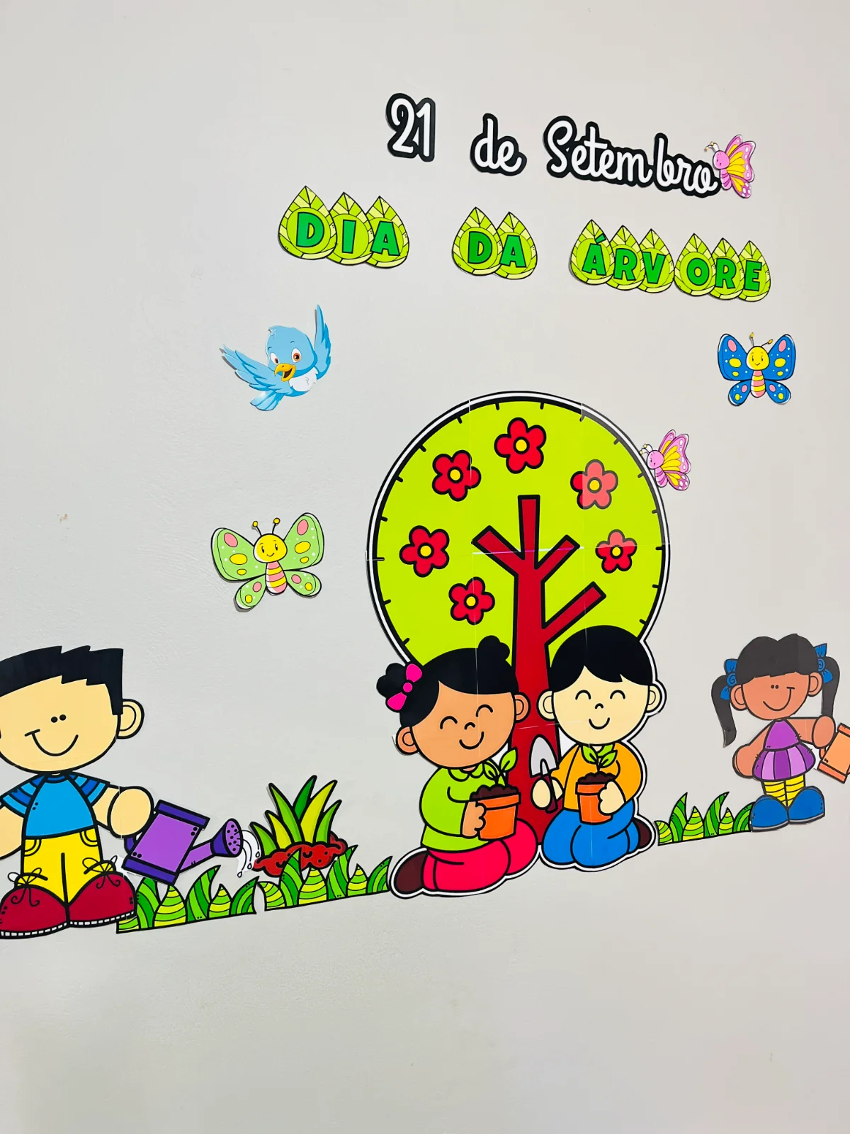 Painel Dia da Árvore – Material Pedagógico — amostra 1: O que vem no material