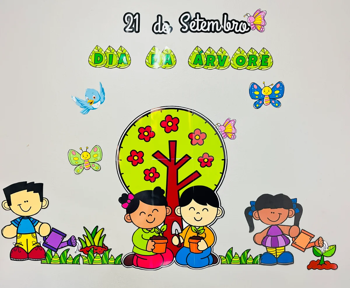Painel Dia da Árvore – Material Pedagógico — amostra 5: Transforme sua sala de aula em um espaço cheio de vida, cores e…