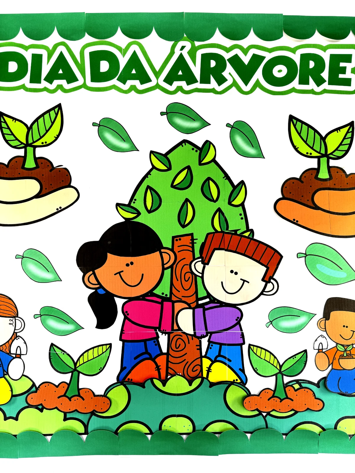 Painel dia da Árvore para educação infantil — capa do material