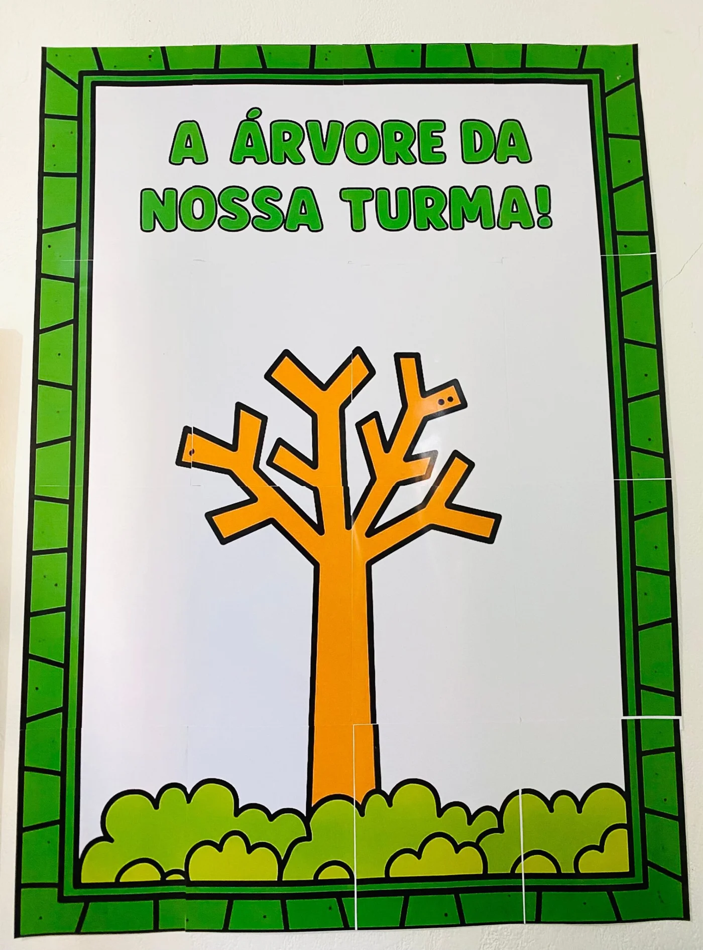 Painel dia da árvore — amostra 2: Você recebe seu arquivo por e-mail ou baixe aqui mesmo no site