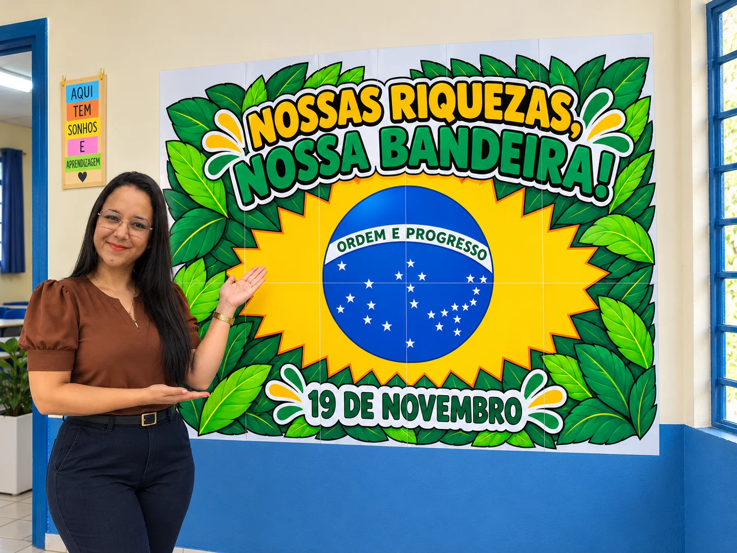 Painel Dia da Bandeira do Brasil – 19 de Novembro — capa do material
