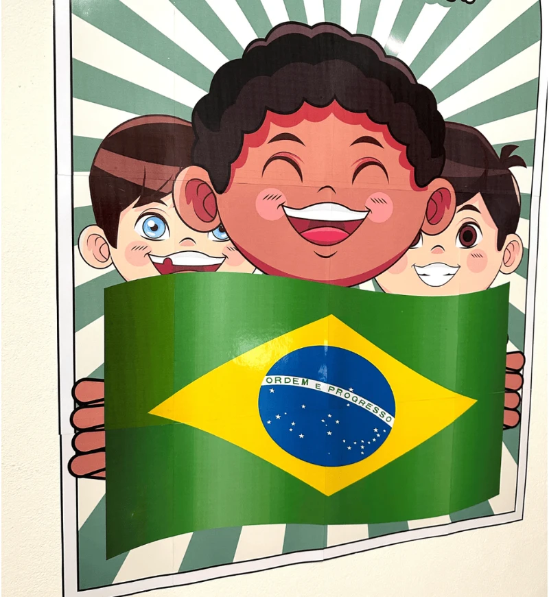 Painel Dia da Bandeira em PDF para Educação Infantil — amostra 2: O que vem no material