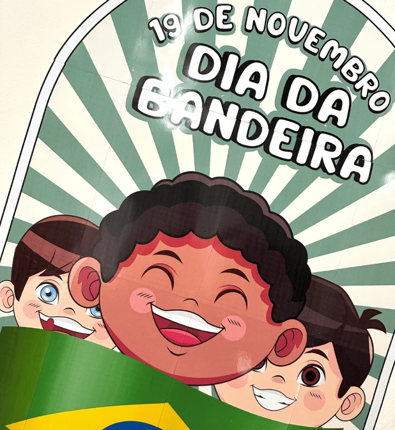 Painel Dia da Bandeira em PDF para Educação Infantil — amostra 3: Como usar em sala de aula