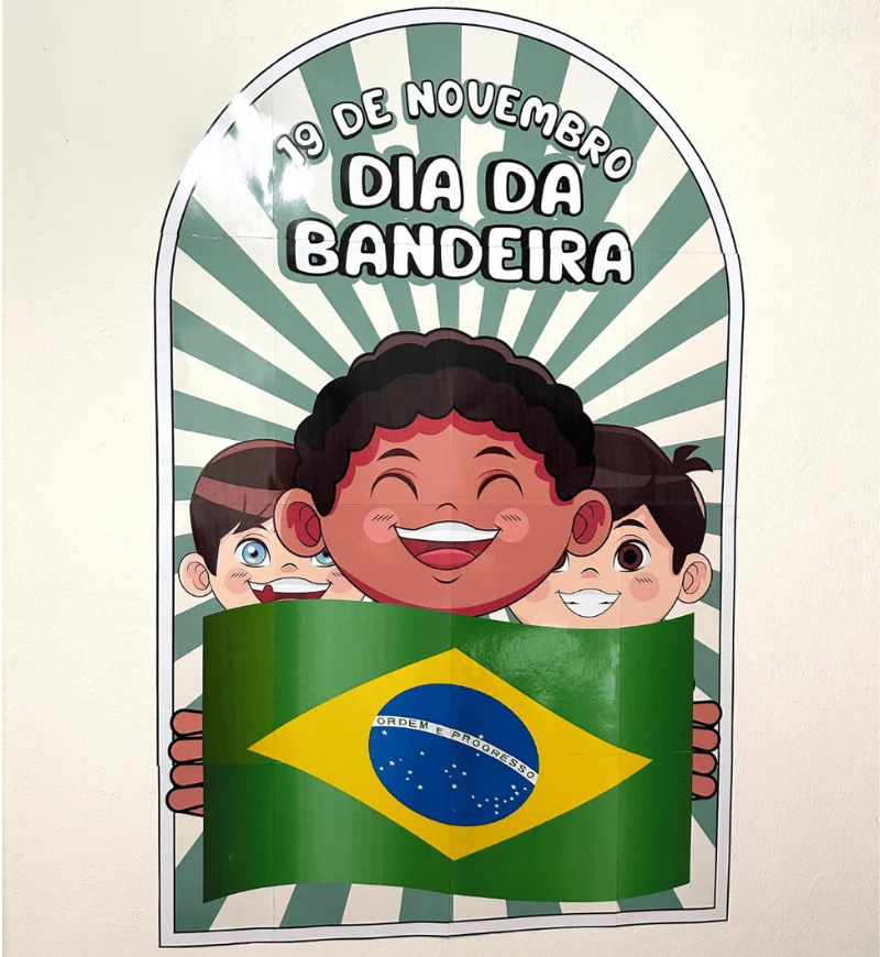 Painel Dia da Bandeira em PDF para Educação Infantil — capa do material