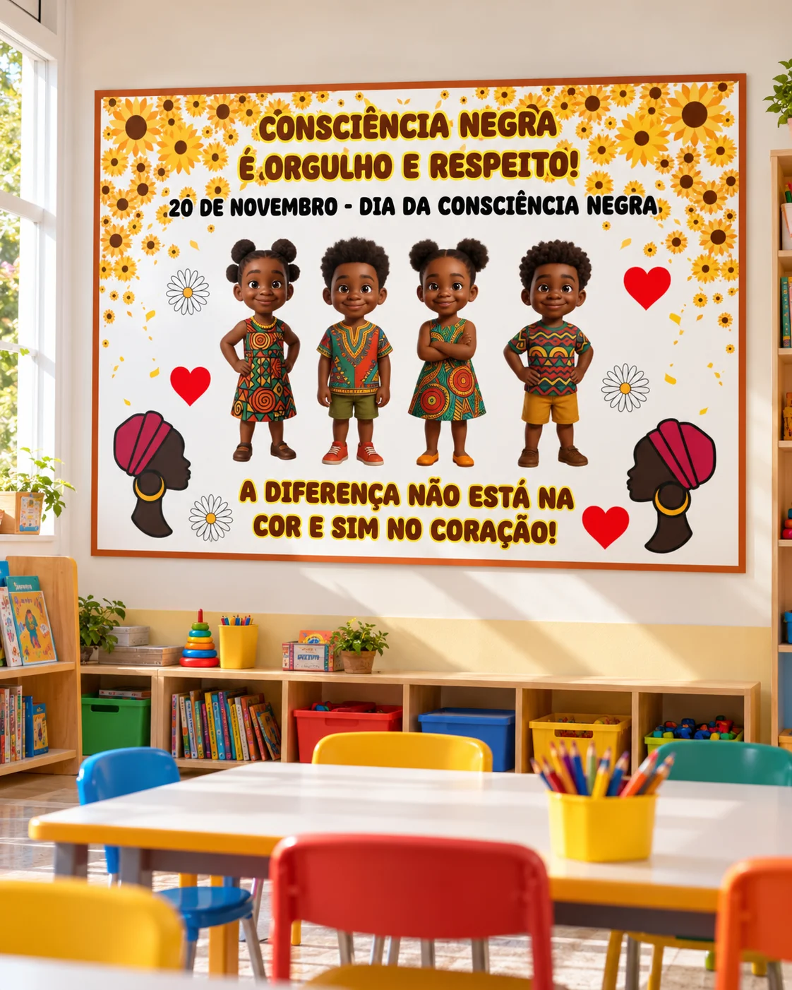 PAINEL DIA DA CONSCIÊNCIA NEGRA - ARQUIVO EM PDF — História para Educação Infantil: Valorize a cultura afro-brasileira,…