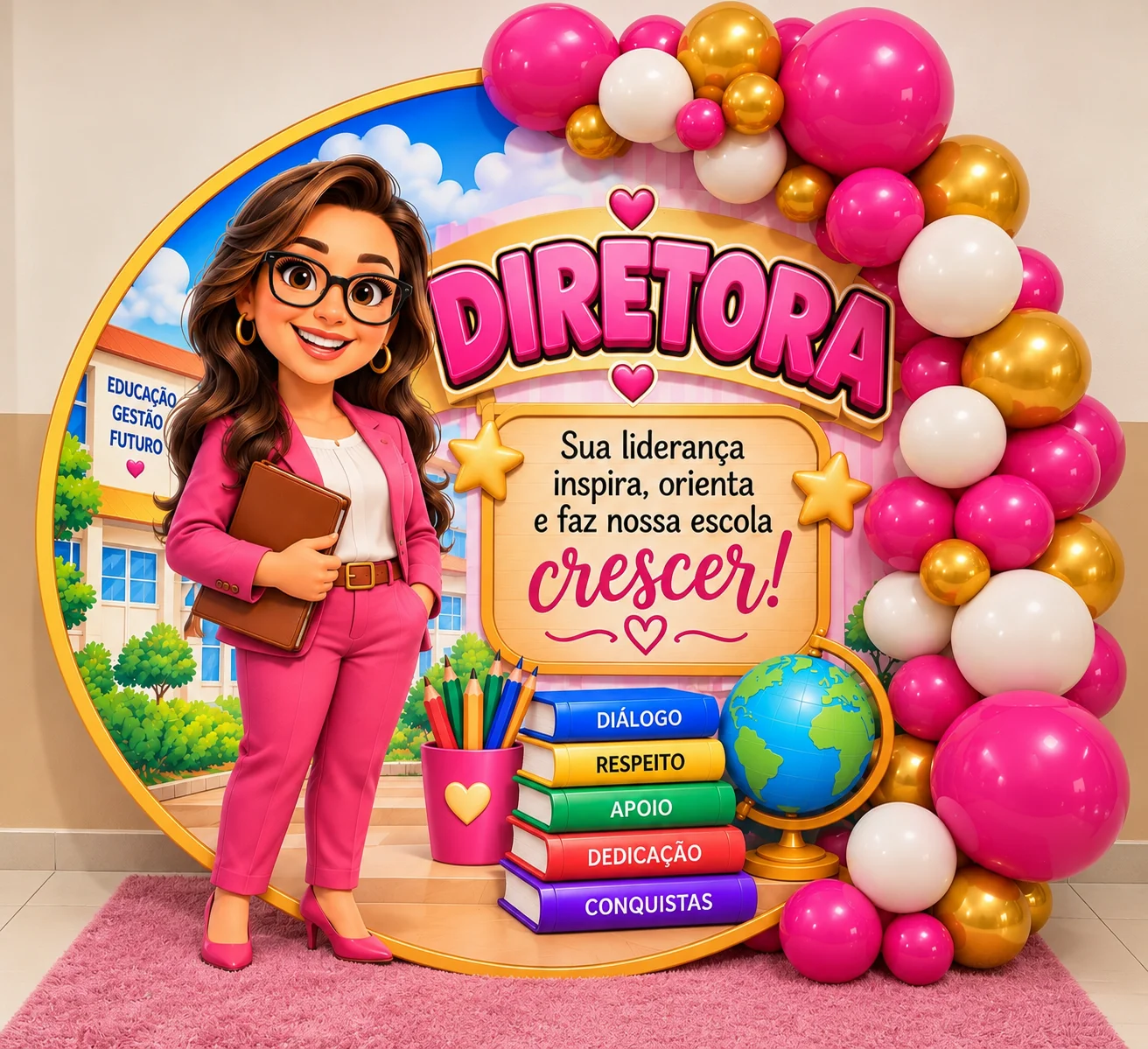PAINEL – DIA DA DIRETORA ✨💖 Uma homenagem especial. — capa do material