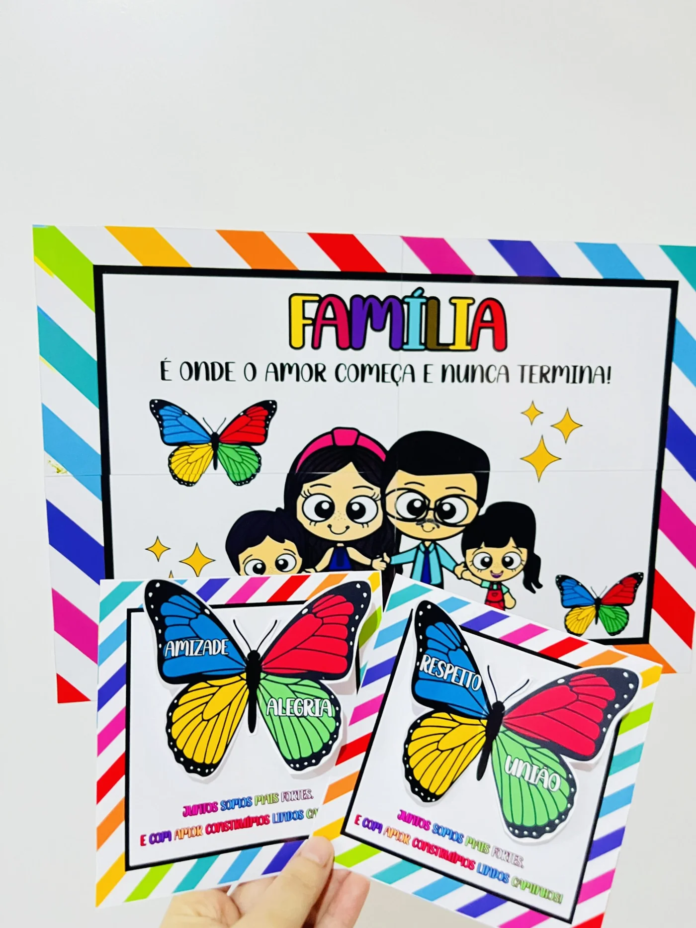 Painel dia da família É onde o amor começa — Datas comemorativas para Todas as séries: PAINEL DIA DA FAMÍLIA – CELEBRE O…